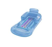 Bestway - Lettino da spiaggia gonfiabile Lilo con supporto per bevande, colore: Blu