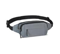 BestWay Marsupio - Marsupio da donna con scomparto principale e scomparto frontale - Borsa a tracolla con tracolla regolabile - Borsa leggera per viaggi, sport, festival e uso quotidiano, grigio