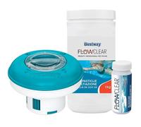 Bestway Nuova Super TRIPLETE Kit Mantenimento acque Piscina 2019 Dispenser 1 kg