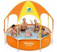 BESTWAY - Piscia Fuoriterra Per Bambini Steel Pro Uv Careful 244x51 Cm