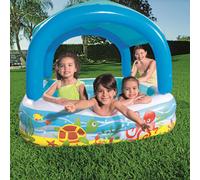 Bestway Piscina da Gioco con Tettoia Blu 140x140x114 cm 52192