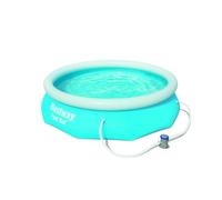 BESTWAY piscina gonfiabile autoportante blu - DIAMOND ⌀ 300 x 76 cm - piscina fuori terra rotonda autoportante con filtro a cartuccia + 1 cartuccia inclusa