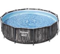 Bestway 5614X piscina fuori terra Piscina con bordi Piscina rotonda 9150 L Legno