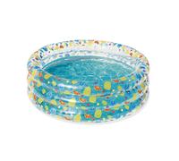 Bestway Piscina Gonfiabile 3 Anelli Trasparente Tropicale 150x53 cm +6 Anni G