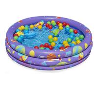 Bestway piscina gonfiabile per bambini con 50 palline set da gioco 102x25cm