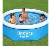 Bestway Piscina Gonfiabile Rotonda Fast Set 244x61 cm 57265