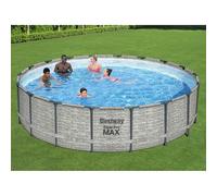 Bestway 5618Y piscina fuori terra Piscina con bordi Piscina rotonda 23062 L Grigio