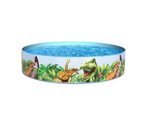 Bestway Piscina Rigida per Bambini PVC Dinosauri 183x38 cm +2 Anni Giardino 5