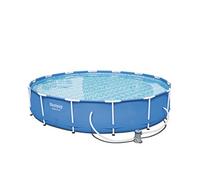 PISCINA ROTONDA TONDA CON TELAIO POMPA FILTAGGIO 427xH84 CM BESTWAY 56595