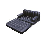 Bestway Poltrona Gonfiabile 5 Posizioni Nero 188x152x64 cm Interno 75054