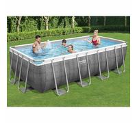 Bestway Power Steel Set Piscina Rettangolare 488x244x122 cm