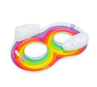 Bestway Ruota Gonfiabile con Maniglie e Schienale 186x116 cm Spiaggia e Pisci