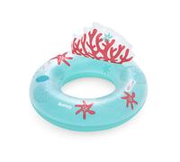 Bestway Ruota Gonfiabile con Maniglie e Schienale Corallo D117 cm Spiaggia e