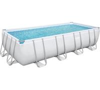Bestway Power Steel Piscina mis.549x274x122 cm, pvc/tritech, effetto mosaico interno, include filtro a sabbia, copertura, scaletta, dosatore chimico ChemConnect