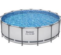Bestway Set Completo Piscina Steel Pro MAX™ - Ø 457 x 122 cm - Pompa Filtro Inclusa - 1 pz.