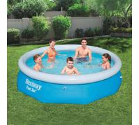 Bestway Set per Piscina Gonfiabile Fast Rotonda 305x76 cm 57266