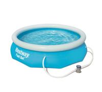 Bestway Fast Set Piscina Autoportante Rotonda mis. 305xh76 cm - colore azzurro - con pompa a filtro