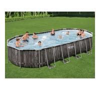 Bestway Set Piscina Ovale 7,32x3,66x1,22 m