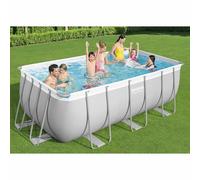 Bestway Set Piscina Power Steel Rettangolare 412x201x122 cm