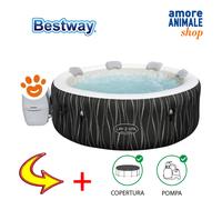 Bestway 60059 Minipiscina idromassaggio gonfiabile Hollywood Lay-Z-Spa AirJet