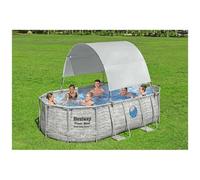 Bestway tettoia per piscina fuori terra bianco