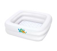 Bestway vaschetta e piscinetta gonfiabile per bambini 2 in 1 BABY STEP 1-2-3 (86 × 86 cm)