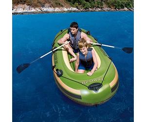 Bestway Voyager 300 Canoa Max. 170 kg, Giallo, 243 x 102 cm