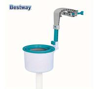 Bestway58233 Skimmer per Piscina Fuori Terra 800 GPH con Montaggio e Staffa Regolabile in Altezza