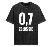 BestWishes 07 Poland Alcohol Unisex T-Shirt Top Black Mens Tee M