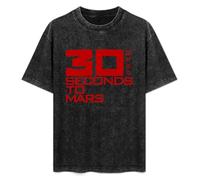 BestWishes 30 Seconds To Mars Unisex T-Shirt Top Black Mens Tee XL