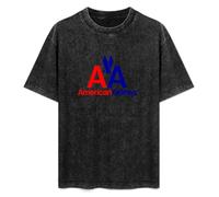 BestWishes AA American Airlines Ace Ace Texas Old'Em A - to Bullets Unisex T-Shirt Top Black Mens Tee S