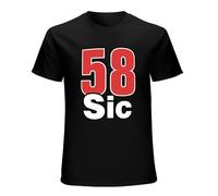 BestWishes Marco Simoncelli Unisex T-Shirt Top Black Mens Tee 3XL