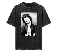 BestWishes Mick Jagger Unisex T-Shirt Top Black Mens Tee XXL
