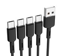 Bestwist Cavi micro USB, 0,95 m [4 pezzi] cavo di ricarica Android, cavo di trasferimento dati micro USB da 480 Mbps per smartphone, tablet, laptop, fotocamera, cuffie, mouse wireless e altri