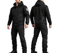 BESTXH 01,M, Giacca E Pantaloni Tattici Da Uomo, Giacca Impermeabile Leggera, Giacca Softshell, Tute Militari Impermeabili Softshell, Set Di Tute Da Combattimento Dell'Esercito