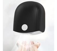 BESTXH Asciugamani Automatici, Asciugamani Professionali per Il Bagno, Asciugamani Elettrico Compatto Ad Aria, Asciugamani A Parete E Silenzioso, per Casa, Centri Commerciali,Nero