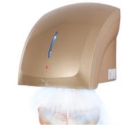 BESTXH Asciugamani Automatici per Mani, Asciugamani per Uso Domestico, per Uso Professionale, per Il Bagno, A Parete, Silenzioso, Gratuito, Ad Alta Potenza,d'oro