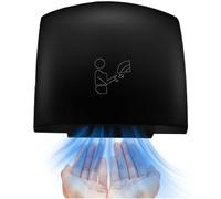 BESTXH Asciugamani Elettrico, Asciugamani Compatto Commerciale, Asciugamani Automatico, per Uso Domestico, A Parete, per Ufficio, per Casa, per Il Bagno, per Ufficio,Nero,Hot Only