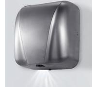 BESTXH Asciugamani Elettrico Automatico Commerciale, Asciugamani Elettrico A Induzione in Acciaio Inox, Asciugamani Elettrico per Bagni Pubblici da 1800 W, per Uso Commerciale,Brushed