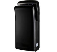 BESTXH Asciugamani Elettrico Commerciale, con Filtro Hepa, Asciugamani Elettrico A Getto d'Aria per Bagni, Asciugamani A Parete A Doppia Lama da 1800 W, per Centri Commerciali,Nero,Brushed