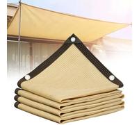 BESTXH Beige,2 * 1m, Vela Ombreggiante Rettangolare, Rete Ombreggiante Traspirante, Rete Ombreggiante con Protezione UV al 90%, per Serre, Terrazze, Giardini, Piante, Recinzioni, Cucce