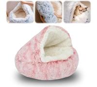 BESTXH Cuccia per Gatti, Nuove Cucce per Gatti da Interno del 2026, Cuscino Portatile E Soffice per Animali Domestici, Cuscino per Gatti Resistente E Rivestito per Uso Interno,Rosa,Medium