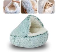 BESTXH Cuccia per Gatti, Nuove Cucce per Gatti da Interno del 2026, Cuscino Portatile E Soffice per Animali Domestici, Cuscino per Gatti Resistente E Rivestito per Uso Interno,Verde,Large