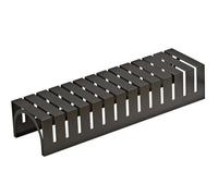 BESTXH Espositore per Piastrelle da Pavimento, Espositore per Pavimenti in Legno, Espositore Professionale in Metallo per Piastrelle da Pavimento con 13 Scomparti per Carte,Nero,100 * 38 * 20cm