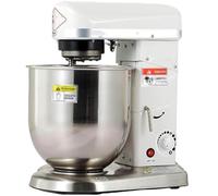 BESTXH Impastatrice Elettrica da 5/7/10 Litri, Impastatrice Professionale con Funzione Pulse, 3 velocità, con Ciotola in Acciaio Inox E Gancio Impastatore, per Pane E Dolci,Bianca,10L