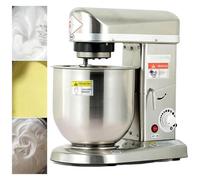BESTXH Impastatrice Planetaria Professionale, 3 velocità, Ciotola da 5/7/10 Litri, Impastatrice Elettrica con Ciotola, Frusta E Gancio Impastatore, per Pasticceria E Pizzeria,Stainlesssteel,5L