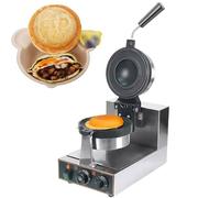 BESTXH Macchina per Hamburger, Pressa per Hamburger Professionale, Macchina per Sandwich al Gelato, Pressa Elettrica Antiaderente con Padella Antiaderente, Temperatura Regolabile,Double Headed