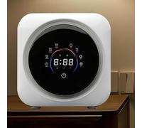 BESTXH Mini Lavatrice E Asciugatrice Portatile 2 in 1, Lavatrice Completamente Automatica da Tavolo/Parete con Cestello Frontale E Pannello di Controllo LCD, per Indumenti,Bianca,Wall Mount Model