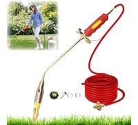 BESTXH Nuovo Kit Bruciatore Diserbante A Torcia A Propano, Bruciatore Diserbante Portatile A Torcia A Propano, Tubo Flessibile da 1,2/1,9/4,9 M con Accenditore A Pulsante,Nozzle: 2in+16.4ft Tube