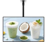 BESTXH Pannello Luminoso A LED con Cornice Ultrasottile, Tabellone Retroilluminato A LED per Menu di Ristoranti, Cartellone Pubblicitario Sospeso per Decorazioni, Mostre,Horizontalscreen,50x70cm